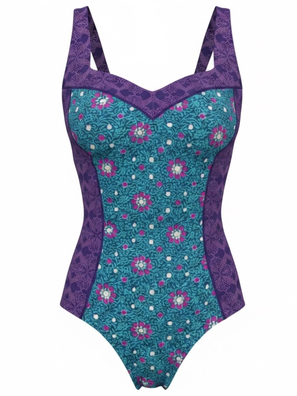 Sundance One-Piece Floral Mixed Print Swimsuit Size M